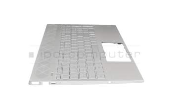 HP Pavilion 15-cw1300 Original Tastatur inkl. Topcase DE (deutsch) silber/silber mit Backlight (UMA-Grafik)