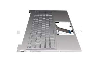 HP Pavilion 15-eh1000 Original Tastatur inkl. Topcase DE (deutsch) silber/silber mit Backlight