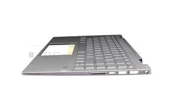 HP Pavilion x360 14-dw1000 Original Tastatur inkl. Topcase DE (deutsch) silber/silber mit Backlight