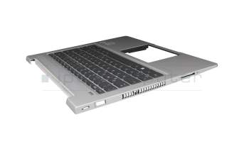 HP ProBook 430 G6 Original Tastatur inkl. Topcase DE (deutsch) schwarz/silber mit Backlight