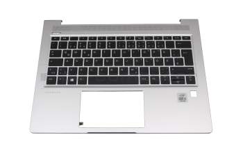 HP ProBook 430 G7 Original Tastatur inkl. Topcase DE (deutsch) schwarz/silber mit Backlight