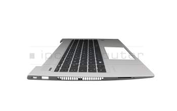 HP ProBook 440 G6 Original Tastatur inkl. Topcase DE (deutsch) schwarz/silber mit Backlight (Heatshield)