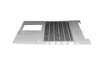 HP ProBook 450 G6 Original Tastatur inkl. Topcase DE (deutsch) schwarz/silber mit Backlight