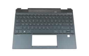 HP Spectre x360 13-ap0000 Original Tastatur inkl. Topcase DE (deutsch) schwarz/schwarz mit Backlight