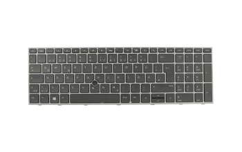 HP ZBook 15 G5 Tastatur DE (deutsch) schwarz mit Backlight und Mouse-Stick