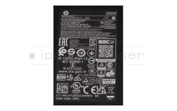 HP ZBook Fury 16 G11 Original Netzteil 280,0 Watt flache Bauform
