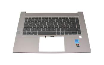 HP ZBook Studio G8 Original Tastatur inkl. Topcase DE (deutsch) schwarz/grau mit Backlight
