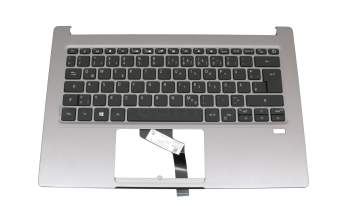 HQ21014297007 Original Acer Tastatur inkl. Topcase DE (deutsch) schwarz/grau mit Backlight