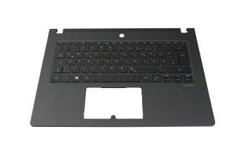 HQ3160A686007 Original Huaqin Tastatur inkl. Topcase DE (deutsch) schwarz/schwarz mit Backlight