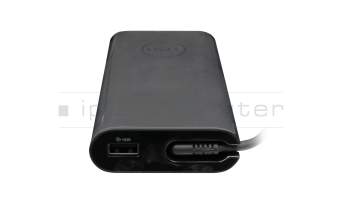 HU10436-20202 Original Dell USB-C Netzteil 90 Watt abgerundete Bauform (+USB-A Port 10W)