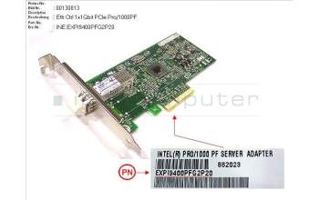 Fujitsu Eth Ctrl 1x1Gbit PCIe Pro/1000PF für Fujitsu Primergy RX300 S8