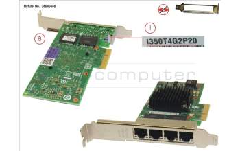 Fujitsu PLAN CP 4X1GBIT CU INTEL I350-T4 für Fujitsu Primergy TX2540 M1