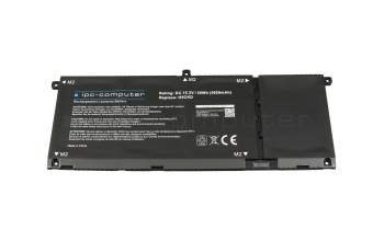 IPC-Computer Akku (15V 4 Zellen) kompatibel zu Dell H5CKD mit 55Wh