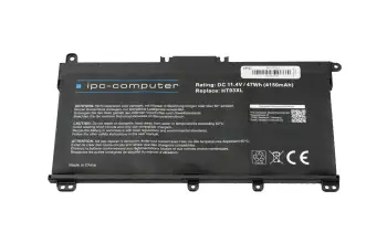 IPC-Computer Akku kompatibel zu HP HT03041XL mit 47Wh