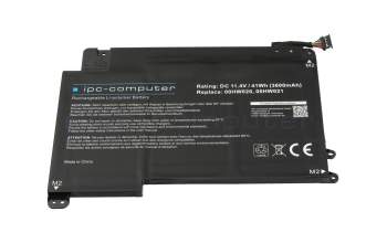 IPC-Computer Akku kompatibel zu Lenovo 00HW020 mit 41Wh