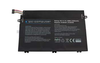 IPC-Computer Akku kompatibel zu Lenovo 3ICP6/55/90 mit 39Wh