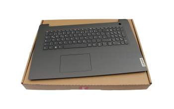 JWINJ Original Lenovo Tastatur inkl. Topcase DE (deutsch) grau/silber