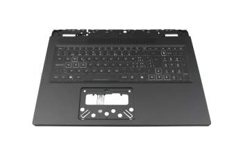 JYCZFBC Original Acer Tastatur inkl. Topcase CH (schweiz) schwarz/transparent/schwarz mit Backlight
