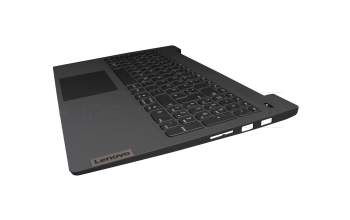 KT01-19B7BK01GRRA000 Original Lenovo Tastatur inkl. Topcase DE (deutsch) schwarz/grau mit Backlight Fingerprint