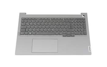 KT0122B5BK01GRA00 Original Lenovo Tastatur inkl. Topcase DE (deutsch) dunkelgrau/grau mit Backlight