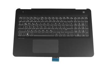 L03595-041 Original HP Tastatur inkl. Topcase DE (deutsch) schwarz/schwarz