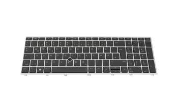 L09595-041 Original HP Tastatur DE (deutsch) schwarz mit Backlight und Mouse-Stick (mit Pointing-Stick)