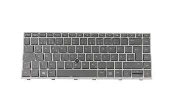 L12377-041 Original HP Tastatur DE (deutsch) grau mit Mouse-Stick