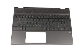 L20851-041 HP Tastatur inkl. Topcase DE (deutsch) schwarz/schwarz mit Backlight
