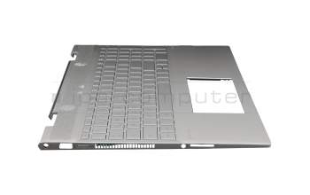 L23829-041 Original HP Tastatur inkl. Topcase DE (deutsch) silber/silber mit Backlight
