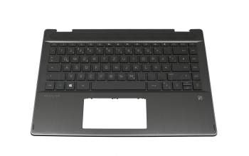 L53789-041 Original HP Tastatur inkl. Topcase DE (deutsch) schwarz/schwarz mit Backlight