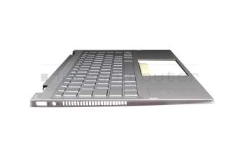 L85716-041 Original HP Tastatur inkl. Topcase DE (deutsch) silber/silber mit Backlight
