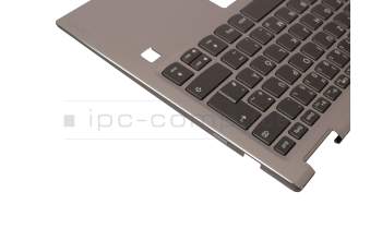 LCM16K56D0J686 Original Chicony Tastatur inkl. Topcase DE (deutsch) grau/silber mit Backlight