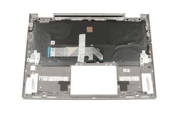 LCM17J66D0J686 Original Chicony Tastatur inkl. Topcase DE (deutsch) grau/silber mit Backlight