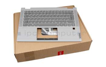 LCM19J16D0JS Original Lenovo Tastatur inkl. Topcase DE (deutsch) dunkelgrau/grau mit Backlight