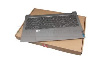 LCM19J36D0J686A Original Lenovo Tastatur inkl. Topcase DE (deutsch) grau/grau mit Backlight