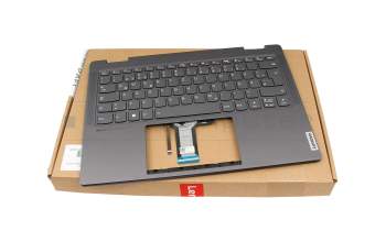 LCM21L16D0J6864 Original Lenovo Tastatur inkl. Topcase DE (deutsch) grau/grau mit Backlight