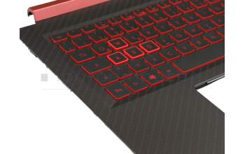 LG5P_A52BRL Original Acer Tastatur inkl. Topcase DE (deutsch) schwarz/rot/schwarz mit Backlight (Nvidia 1050)