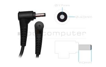 Lenovo IdeaPad 100-15IBD (80QQ009LGE) Original Netzteil 45,0 Watt EU Wallplug abgerundete Bauform