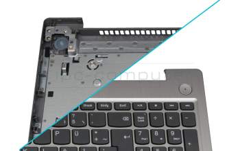 Lenovo IdeaPad 3-15ADA05 (81W1) Original Tastatur inkl. Topcase DE (deutsch) grau/silber