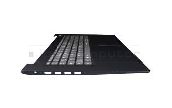 Lenovo IdeaPad 3-17IML05 (81WC) Original Tastatur inkl. Topcase DE (deutsch) grau/blau (Fingerprint)