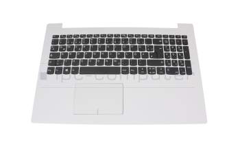 Lenovo IdeaPad 320-15ISK (80XH) Original Tastatur inkl. Topcase DE (deutsch) grau/weiß