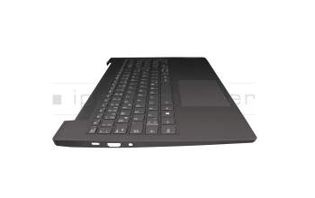 Lenovo IdeaPad 5-15ARE05 (81YQ) Original Tastatur inkl. Topcase DE (deutsch) grau/grau mit Backlight Fingerprint (USB-C Ladeanschluss)
