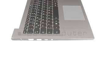 Lenovo IdeaPad 520S-14IKBR Original Tastatur inkl. Topcase DE (deutsch) grau/silber mit Backlight für Fingerprint-Sensor