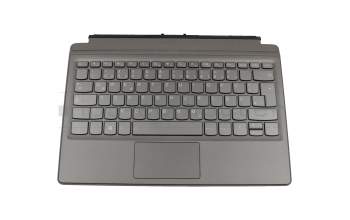 Lenovo IdeaPad Miix 520-12IKB (20M3/20M4/81CG) Original Tastatur inkl. Topcase DE (deutsch) grau/schwarz mit Backlight