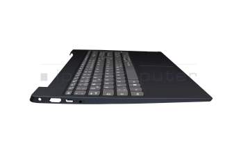 Lenovo IdeaPad S340-15IML (81NA) Original Tastatur inkl. Topcase DE (deutsch) grau/blau