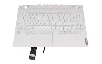 Lenovo Legion 5-15ACH6A (82NW) Original Tastatur inkl. Topcase DE (deutsch) weiß/weiß mit Backlight