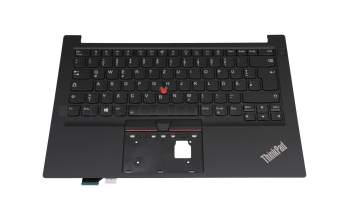Lenovo ThinkPad E14 Gen 2 (20T6) Original Tastatur inkl. Topcase DE (deutsch) schwarz/schwarz mit Backlight und Mouse-Stick mit Ein/Aus Schalter