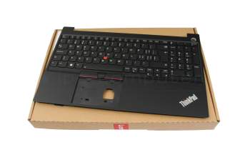 Lenovo ThinkPad E15 Gen 2 (20TD/20TE) Original Tastatur inkl. Topcase CH (schweiz) schwarz/schwarz mit Backlight und Mouse-Stick