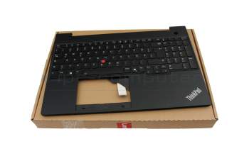 Lenovo ThinkPad E16 G2 (21M5/21M6) Original Tastatur inkl. Topcase DE (deutsch) schwarz/schwarz mit Backlight und Mouse-Stick