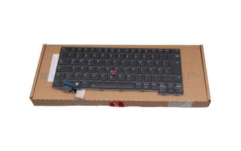 Lenovo ThinkPad T14 Gen 4 (21HD/21HE) Original Tastatur DE (deutsch) grau mit Backlight und Mouse-Stick